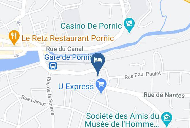 Loire Atlantique - Brit Hotel Des Alizes Maps