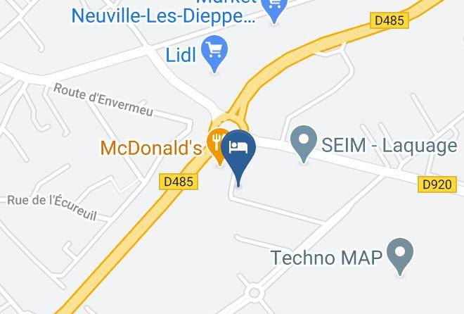 Seine Maritime - Brit Hotel Dieppe Maps