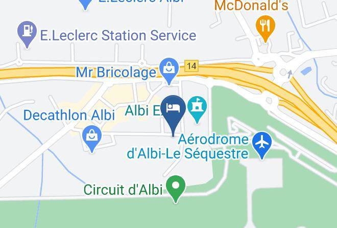 Tarn - Brit Hotel Essentiel Albi Maps