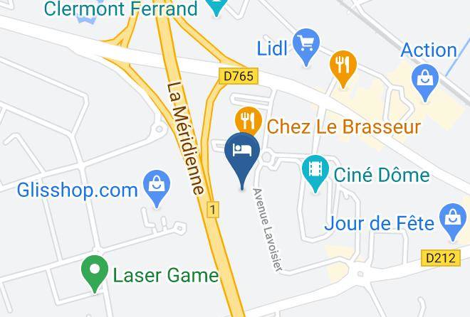 Puy De Dome - Brit Hotel Essentiel Arverne Maps