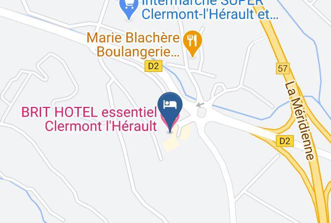 Brit Hotel Essentiel Clermont L'herault Map