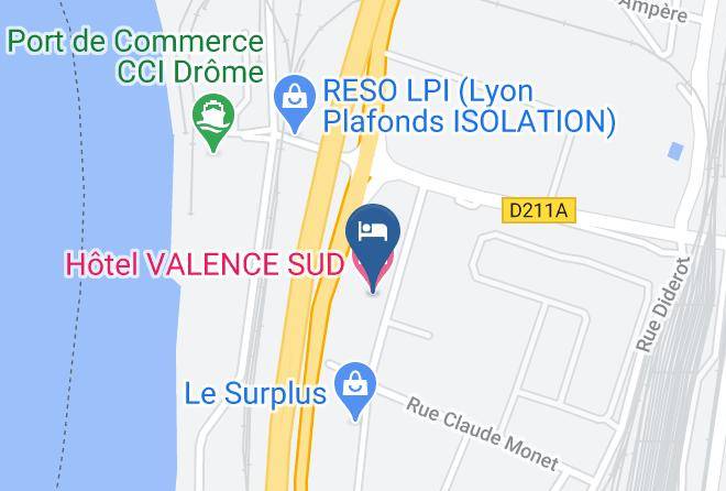 Drome - Hotel Valence Sud Maps