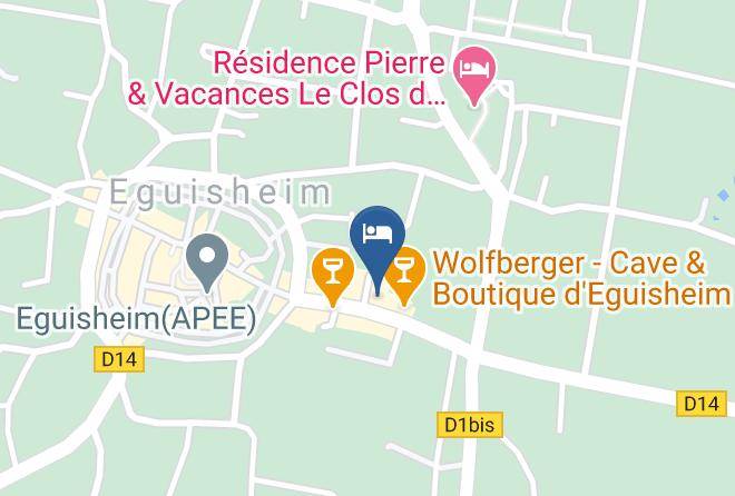 Haut Rhin - Brit Hotel La Ferme Du Pape Maps