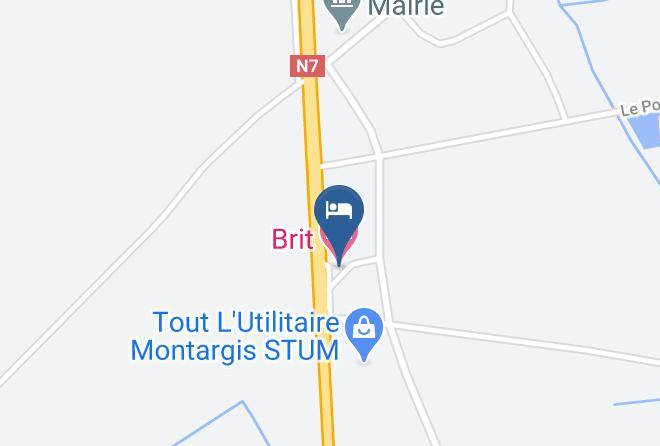 Loiret - Brit Hotel Maps