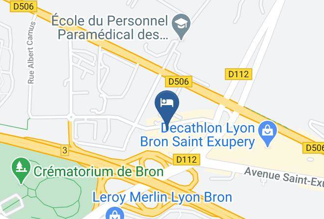 Rhone - Brit Hotel Lyon Eurexpo Maps