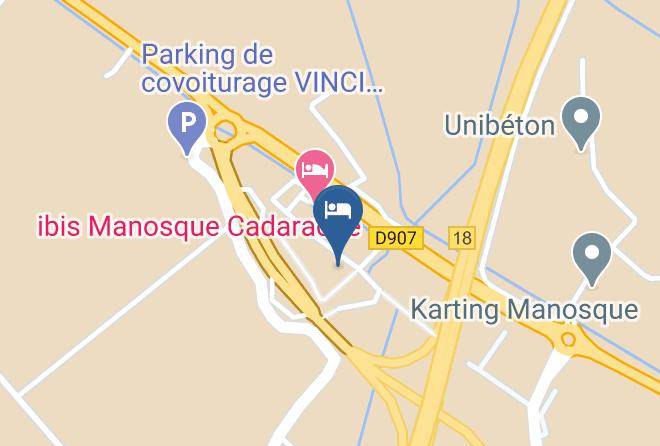 Brit Hotel Manosque Map