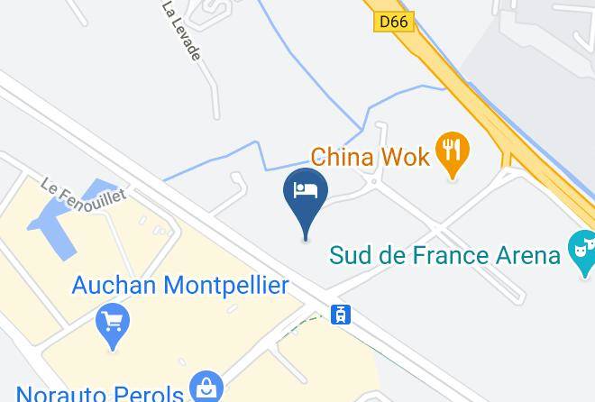 Herault - Brit Hotel Montpellier Parc Expo Maps