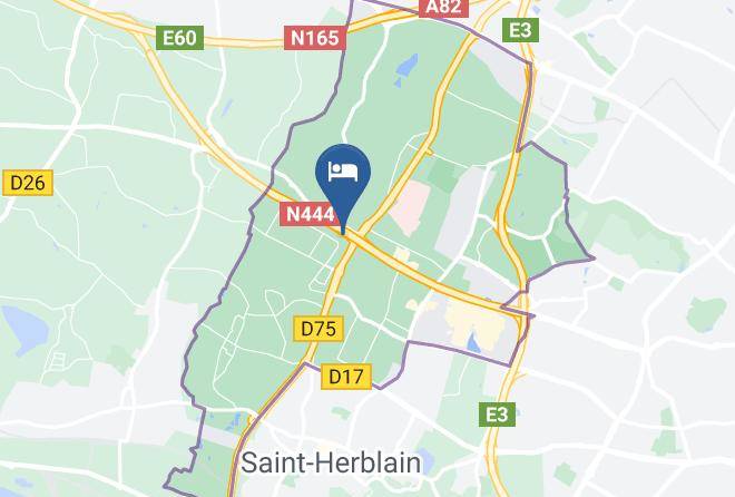 Brit Hotel Nantes St Herblain Le Kerann Map