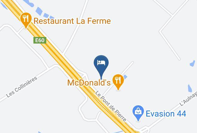 Loire Atlantique - Brit Hotel Nantes Vigneux Latlantel Maps
