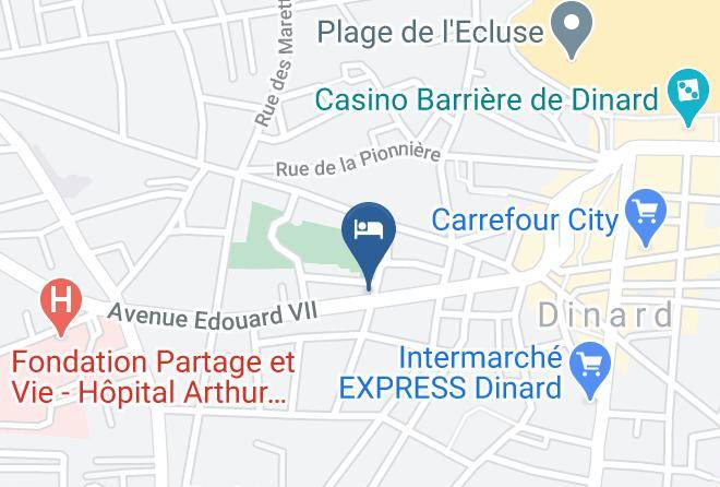 Ille Et Vilaine - Brit Hotel Du Parc Dinard Maps