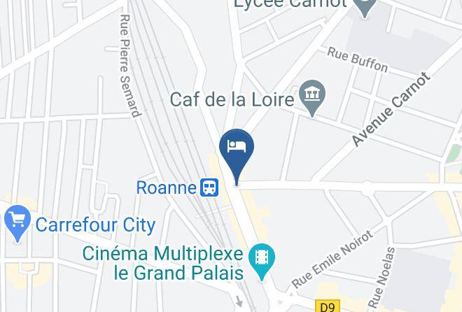Loire - Brit Hotel Roanne Le Grand Hotel Maps