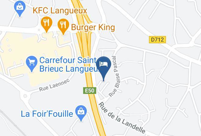 Cotes D Armor - Brit Hotel Saint Brieuc Langueux Maps