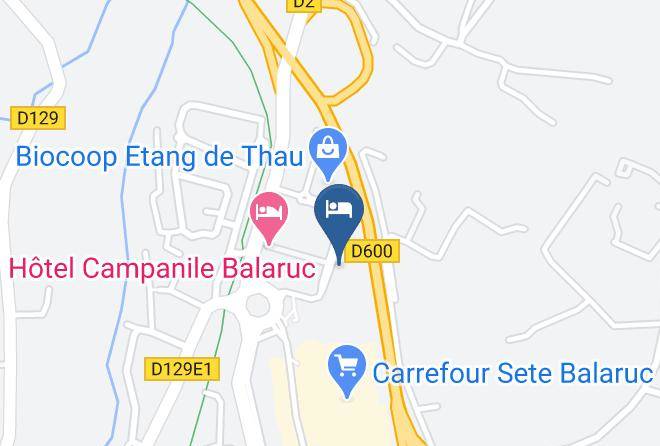 Herault - Brit Hotel Sete Maps