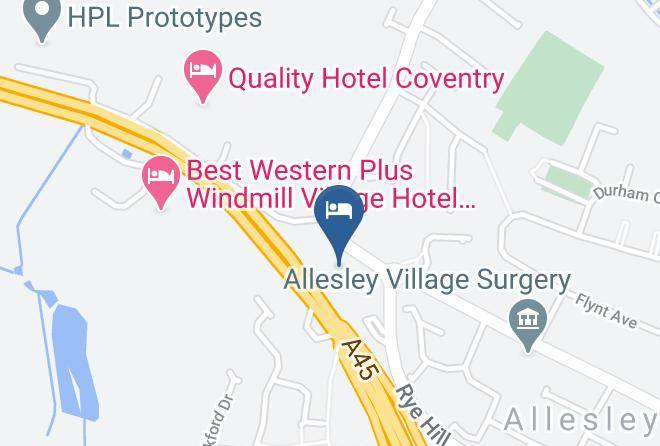 Coventry - Britannia Coventry Hill Hotel Maps