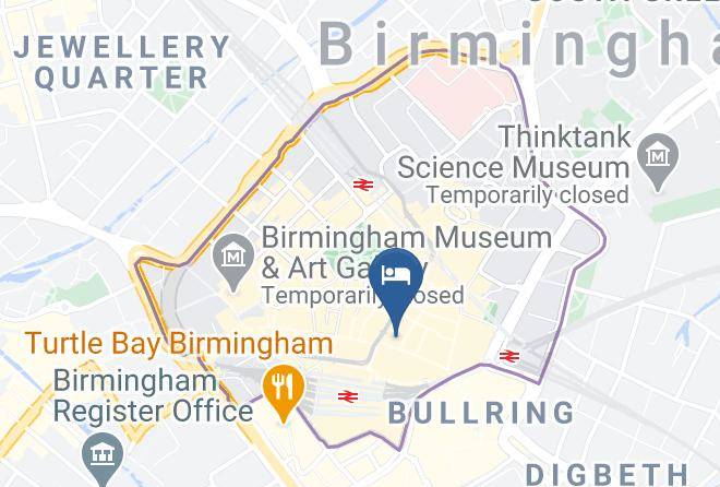 Britannia Hotel Birmingham New Street Station Map