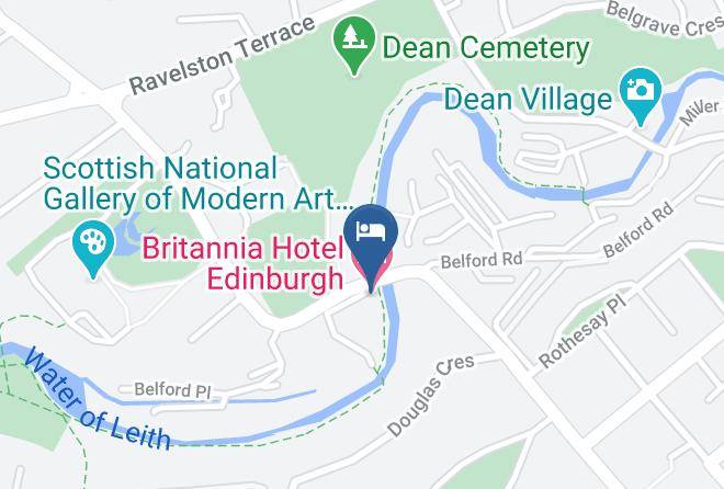 Edinburgh City - Britannia Hotel Edinburgh Maps