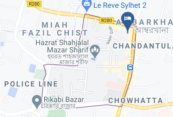 Chittagong - Britannia Hotel Sylhet Maps