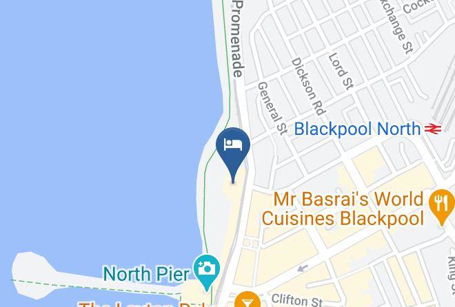 Blackpool - Britannia Metropole Hotel Blackpool Maps