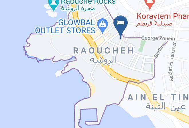 Beyrouth - Britannia Suites Maps