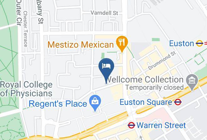 London - Britannia Warren Street Maps