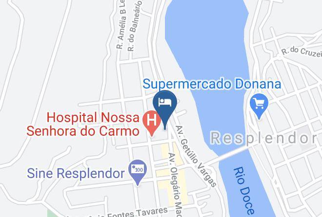 Brito Hotel Resplendor Map