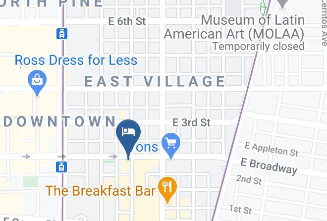 Los Angeles - Broadlind Hotel At Long Beach Convention Center Maps