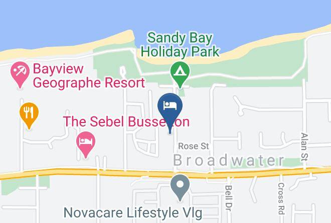 Busselton - Broadwater Beach Getaway Maps