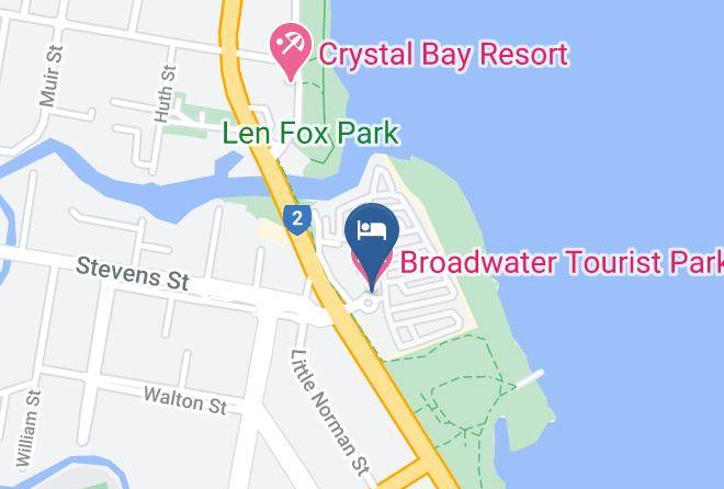 Gold Coast - Broadwater Tourist Park Maps