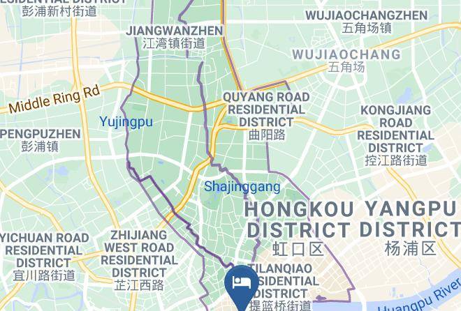 Hongkou District - Broadway Mansions Hotel Shanghai Maps