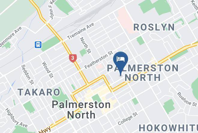 Palmerston North - Broadway Motor Inn Maps