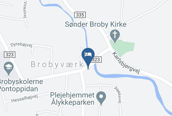 Norre Broby - Brobyvaerk Kro Maps