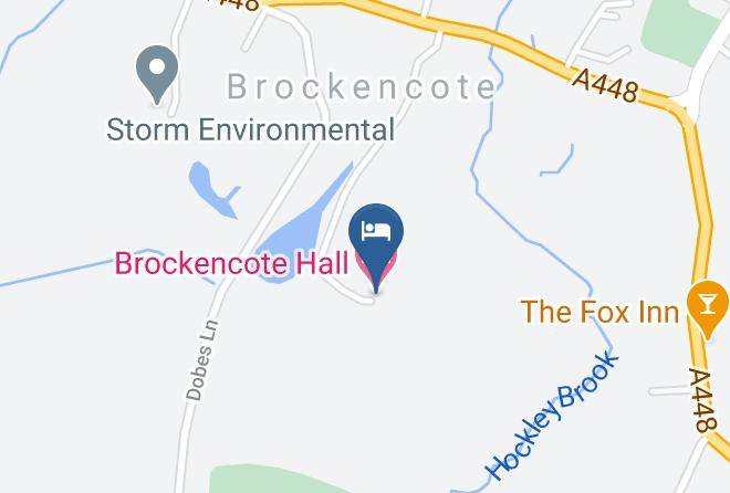 Worcs - Brockencote Hall Hotel Maps