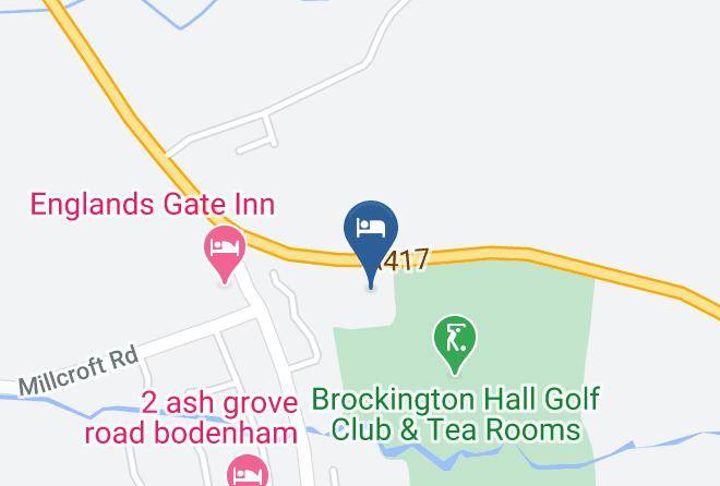 Herefordshire - Brockington Hall Maps