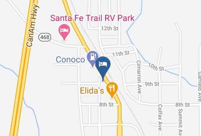 Colfax - Broken Arrow Motel Maps