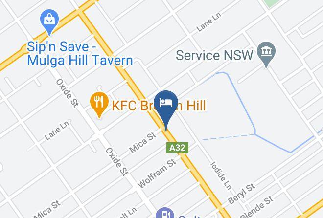 Broken Hill - Oasis Motor Inn Maps