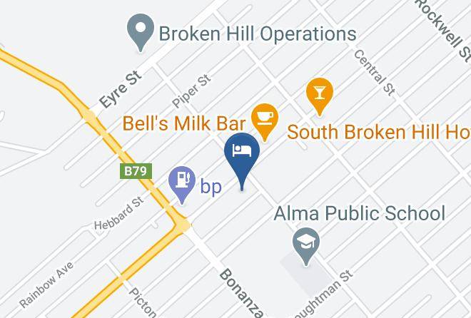 Broken Hill - Broken Hill Outback Church Stay Maps