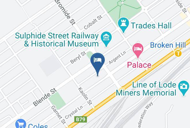 Broken Hill - Broken Hill Tourist Lodge Maps