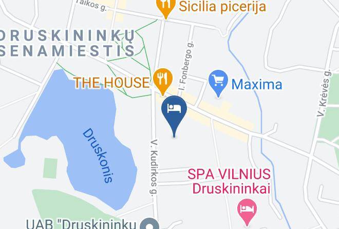 Druskininkai - Broliu Vila Maps