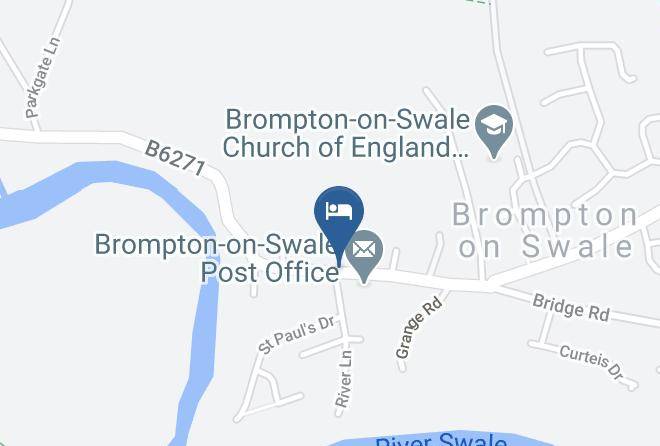 North Yorkshire - Brompton On Swale Bunk Barn Maps