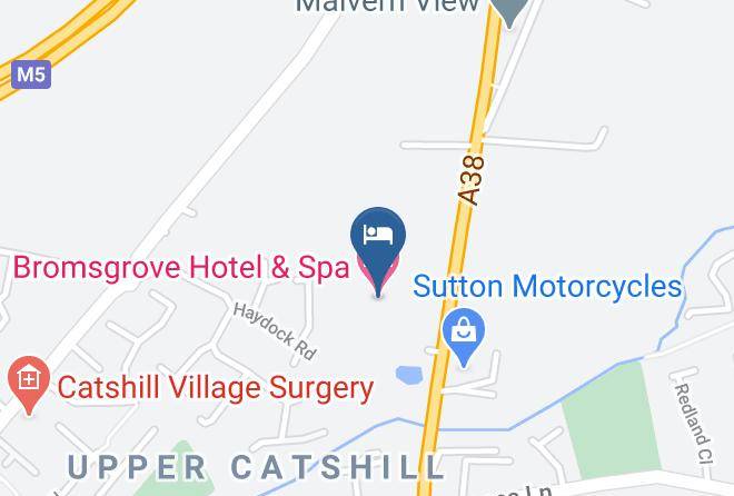 Bromsgrove Hotel & Spa Map