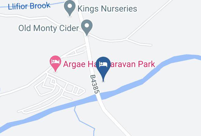 Powys - Bron Hafren Bed And Breakfast Maps