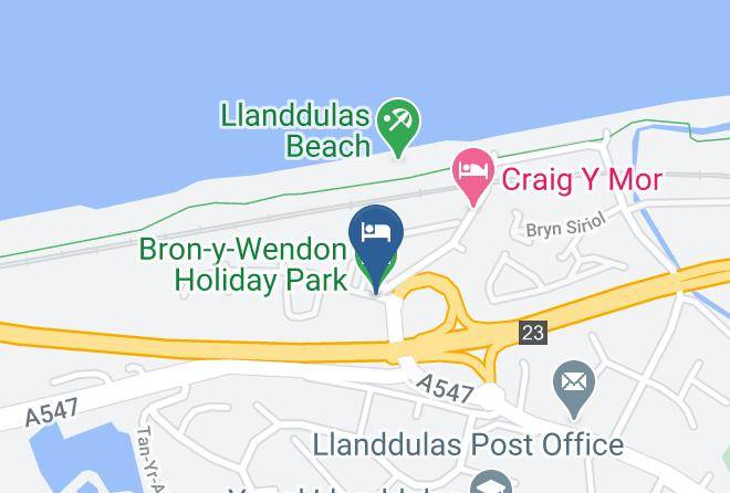 Conwy - Bron Y Wendon Holiday Park Maps