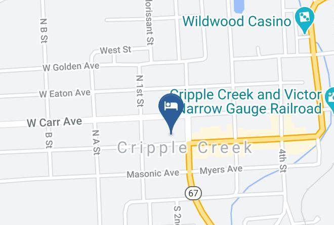 Teller - Bronco Billy's Casino Hotel Maps