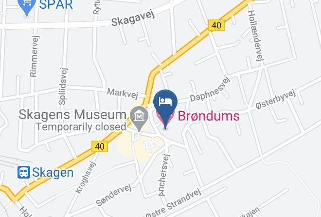 Skagen - Brondums Hotel Maps