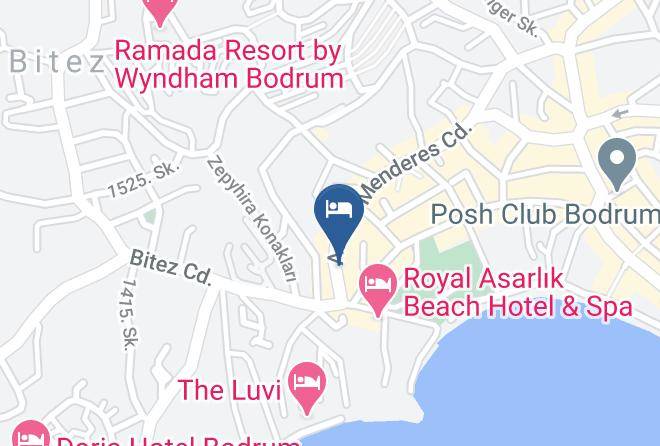 Bodrum - Bronze Hotel Maps
