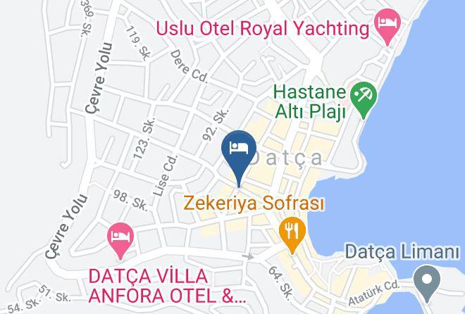 Datca - Tunc Pansiyon Datca Maps