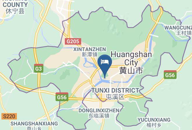 Huangshan - Brook Street Courtyard Inn Maps