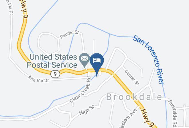Santa Cruz - Brookdale Lodge Maps