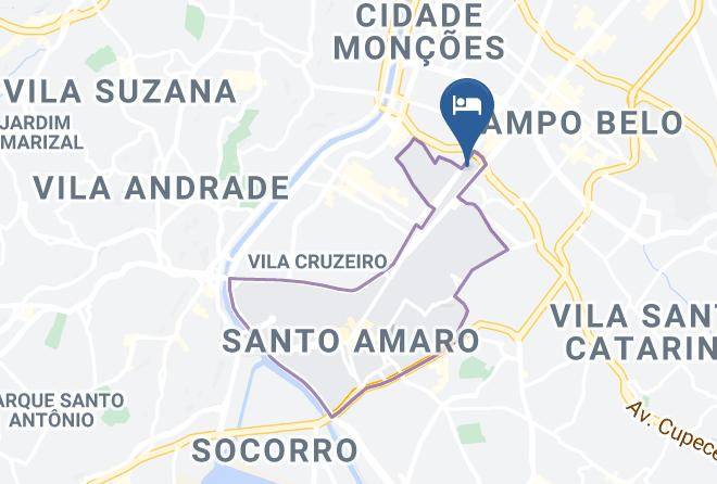 Sao Paulo Santo Amaro - Brooklin Suites Maps