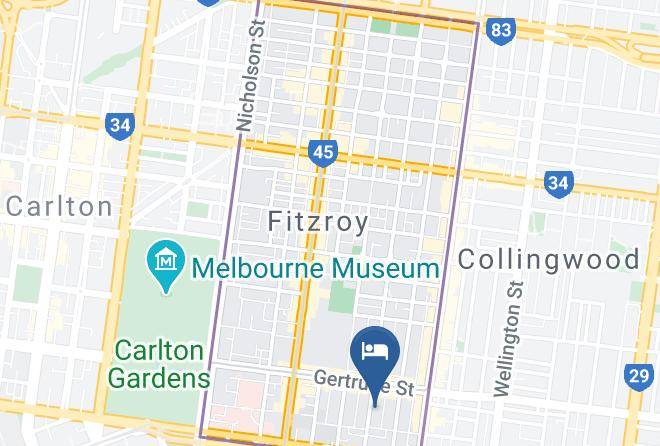 Yarra - Brooklyn Arts Hotel Maps